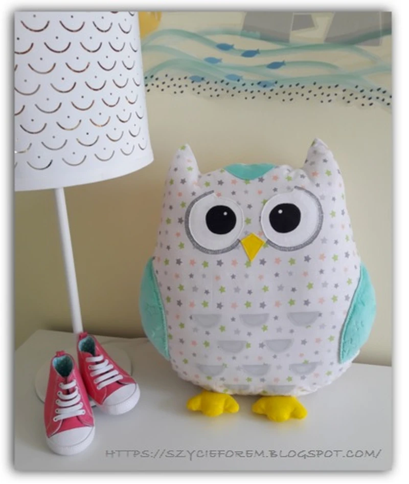 DIY - Poduszka przytulanka, czyli Sowa mądra głowa!