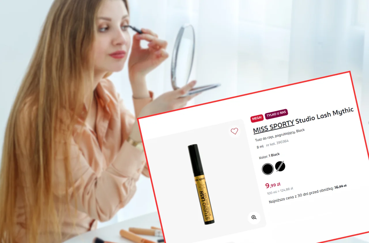 Ten tusz z Rossmanna kosztuje tylko 9,99 zł, a rzęsy wyglądają bosko! Jest trwały, maksymalnie pogrubia ale bez grudek i sklejania