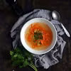 Wegański rosół z makaronem z marchewki ( dieta dr Dąbrowskiej)