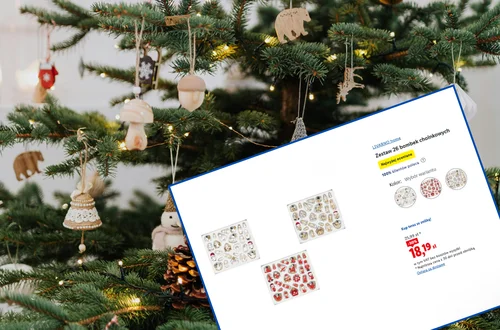 Te zawieszki z Lidla znowu robią furorę na choinkach! To powrót do przeszłości za 18 zł, a efekt zachwyca