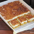 Kruche ciasto z mirabelkami i pianką