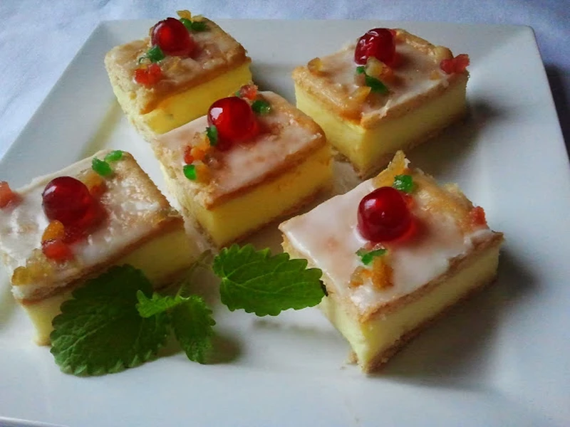 kremówki na krakersach (bez pieczenia)