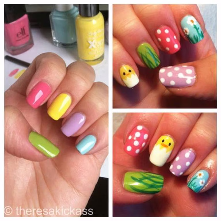 Wiosenny manicure