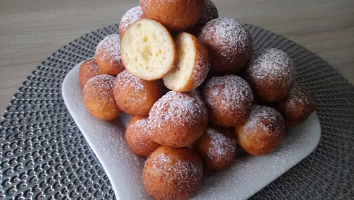 Twarogowe mini pączki