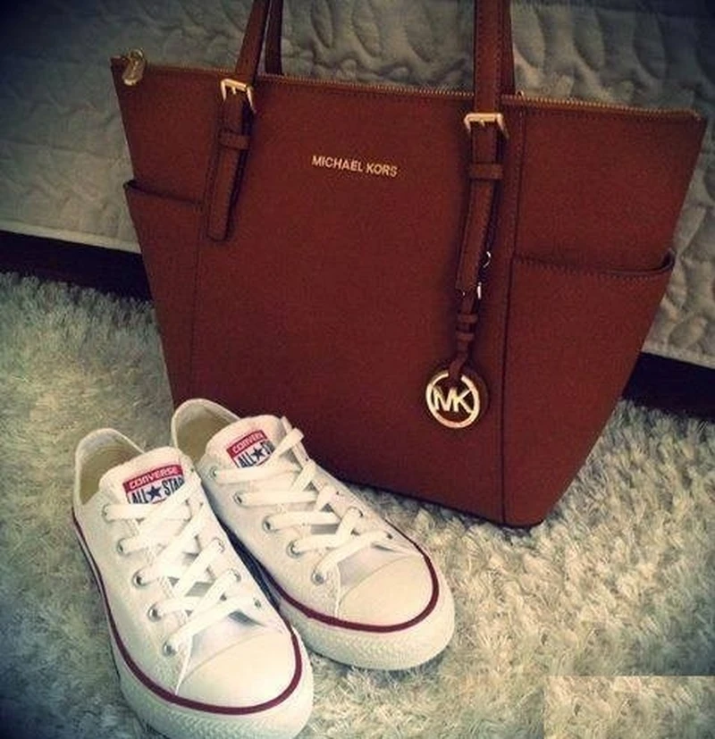 Cudne Converse i torebka