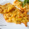 Pieczone placki ziemniaczane z kurczakiem