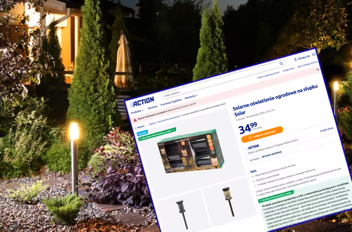 Te solarne lampki z Action za 34 zł będą hitem tej wiosny! Aż 3 sztuki, stylowy wygląd bez kabli i rachunków, a ogród jak z bajki