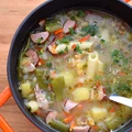 Zupa grochowa z makaronem