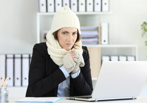 Zbyt zimno w biurze? Masz prawo odmówić pracy w zbyt niskiej temperaturze!