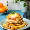 Klasyczne pancakes z pomarańczami i migdałami