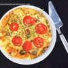 FRITATA rodem z piekła (Pomidor,chili,bekon,cebula,ser)