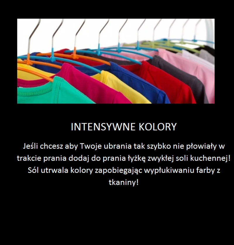 Prosty trik na zachowanie intensywnych kolorów ubrań!
