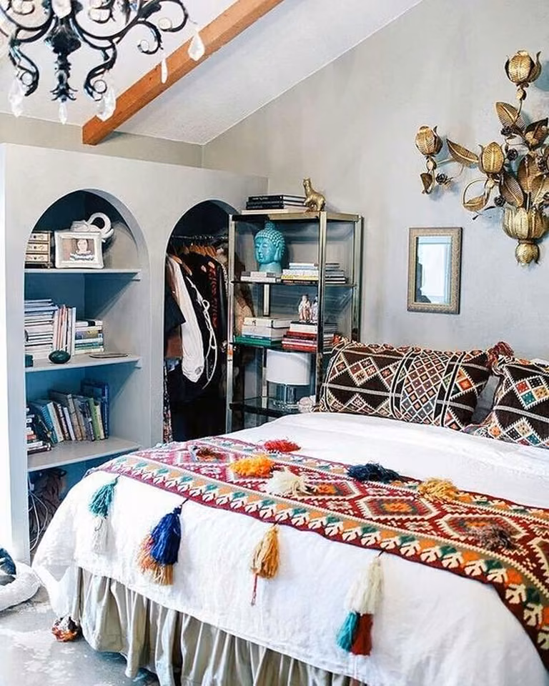 Sypialnia Boho