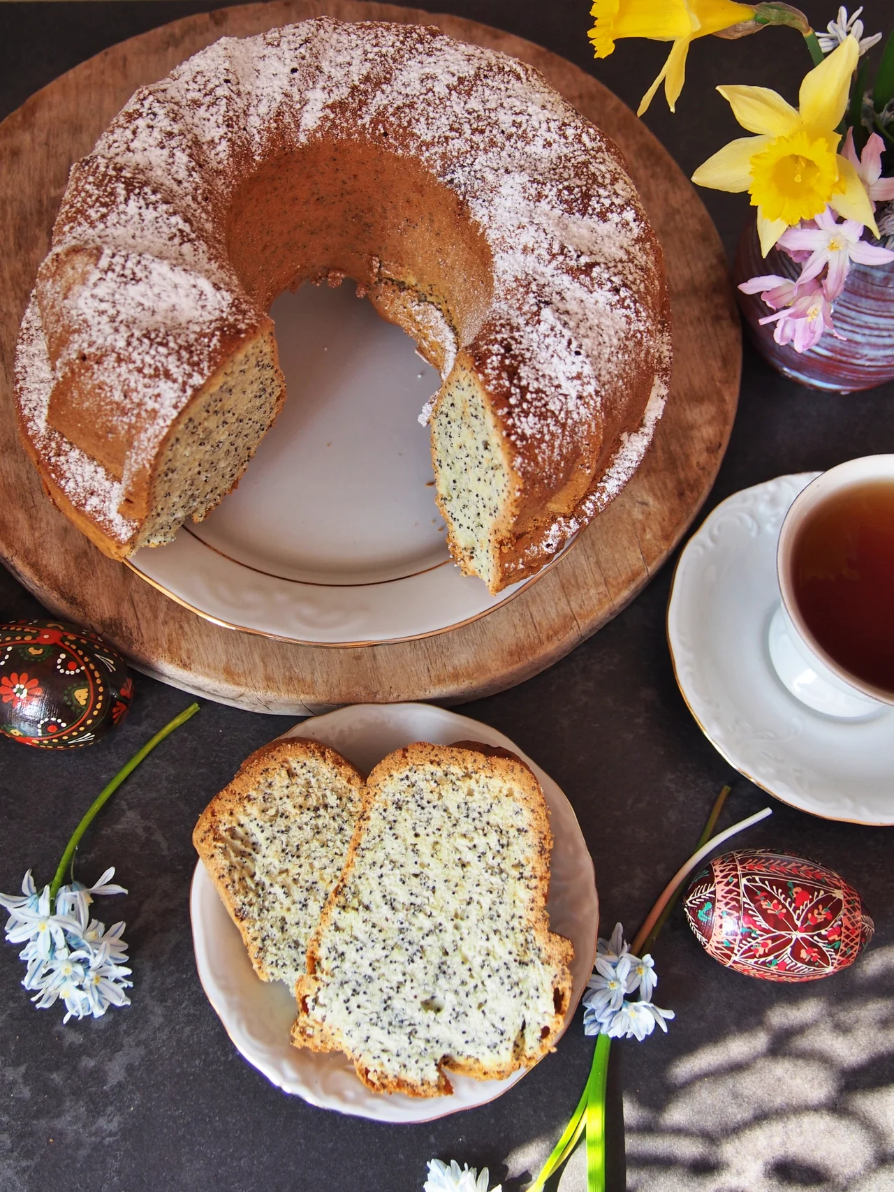 Babka piaskowo makowa