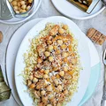 Bulgur z kurczakiem i warzywami z parmezanem