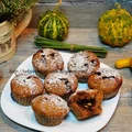 Muffiny dyniowe z kremem bananowym - dyniowe babeczki