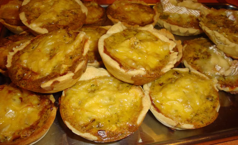 Mini quiche z kurczakiem