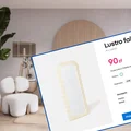 Te lustra z Pepco robią furorę w mieszkaniach i są w super cenie! Neutralny kolor, urocza falista ramka- optycznie powiększą pokój
