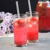 Keto chia fresca rabarbarowo - malinowa - moderncavegirl.pl