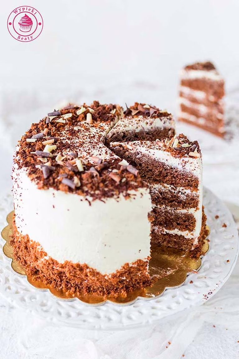 Tort czekoladowo-kawowy