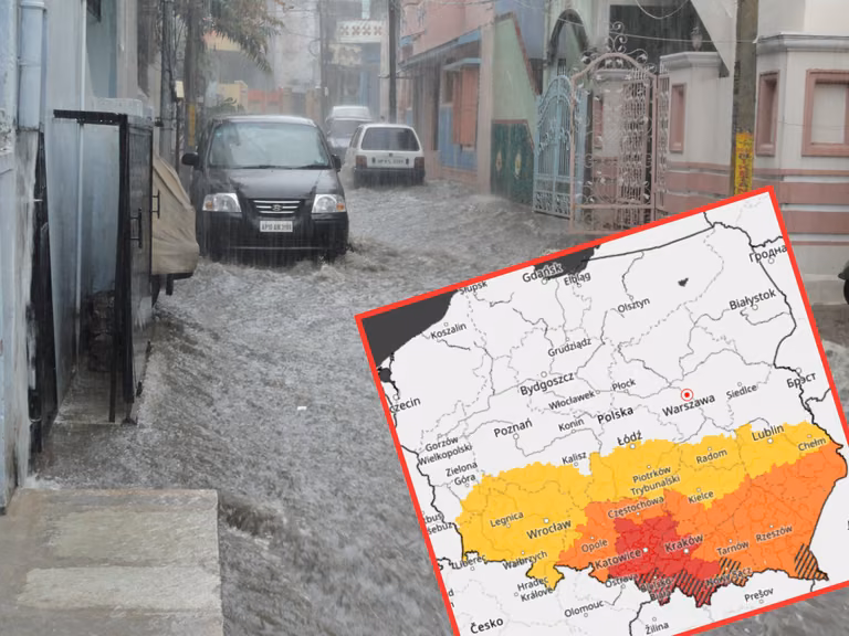 Czerwony alert IMGW: gwałtowne burze i podtopienia! Nadchodzi ekstremalne załamanie pogody