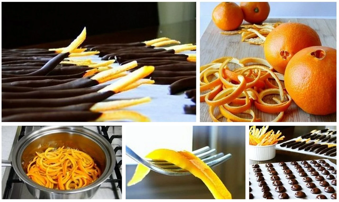 Skórki pomarańczy w czekoladzie