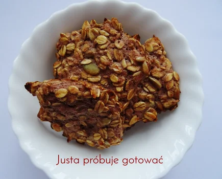 Truskawkowe ciasteczka owsiane