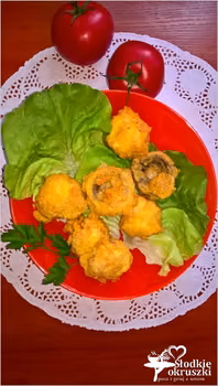 Pysznie chrupiące pieczarki w panierce