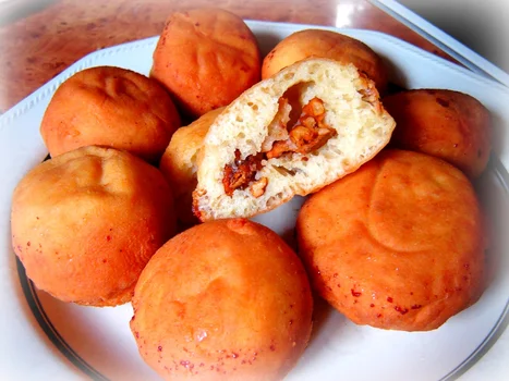 Pączki z kurkami
