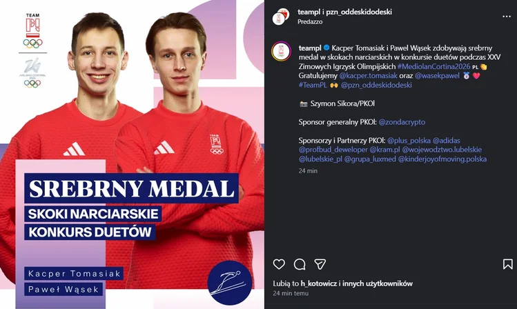 Zdjęcie Niesamowity zwrot akcji na igrzyskach! Polacy ze srebrem w konkursie duetów! #1