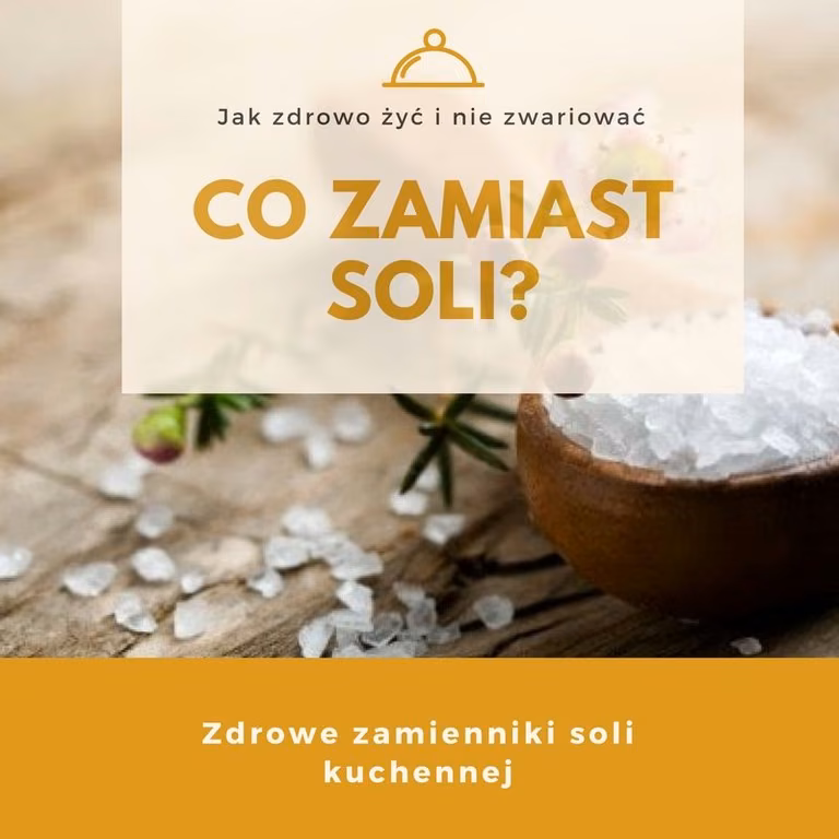 Zdrowe zamienniki soli kuchennej.