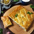 Ciasto francuskie z nadzieniem.