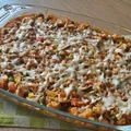 Zapiekane risotto z kurczakiem i warzywami