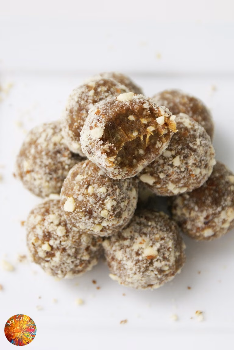 Wegańskie trufle bakaliowe - bez glutenu, bez cukru