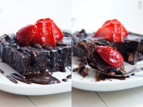 Fit brownie bez mąki (6 składników)
