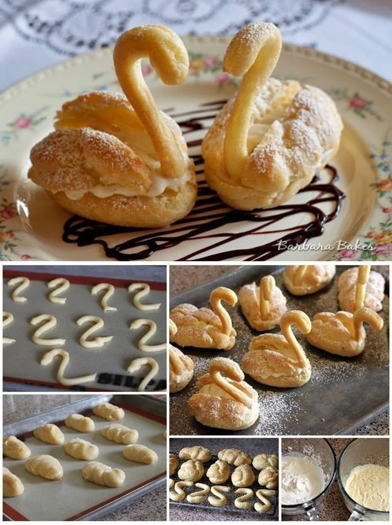 Ciasteczka łabędzie