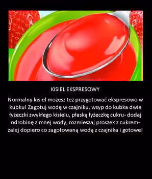 Prosty trik na kisiel ekspresowy w kubku ze zwykłego!