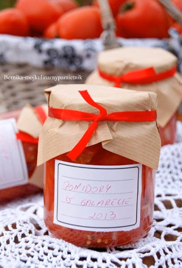 Pomidory w galarecie
