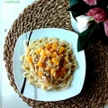 Tagliatelle z kurczakiem i dynią