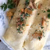 Naleśniki z kurczakiem, kurkami i parmezanem