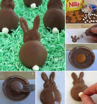 Wielkanocny króliczek w czekoladzie