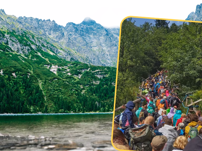Morskie oko przeżywa oblężenie turystów! W sieci pojawiło się szokujące zdjęcie!