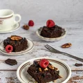 Brownie z polewą czekoladową