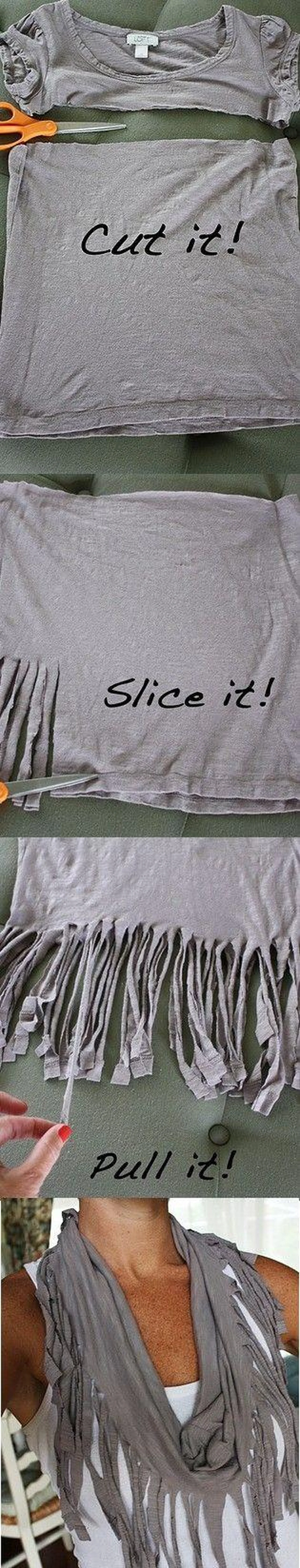 Kreatywny sposób na wykorzystanie starej koszulki