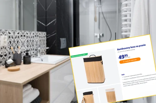 Ten bambusowy kosz z Action za 49 zł odmieni nudną łazienkę! Ma idealne wymiary, jest praktyczny i robi wrażenie