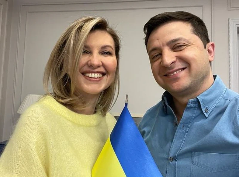 Zełenski pojawił się z żoną publicznie. To pierwszy raz od początku wojny