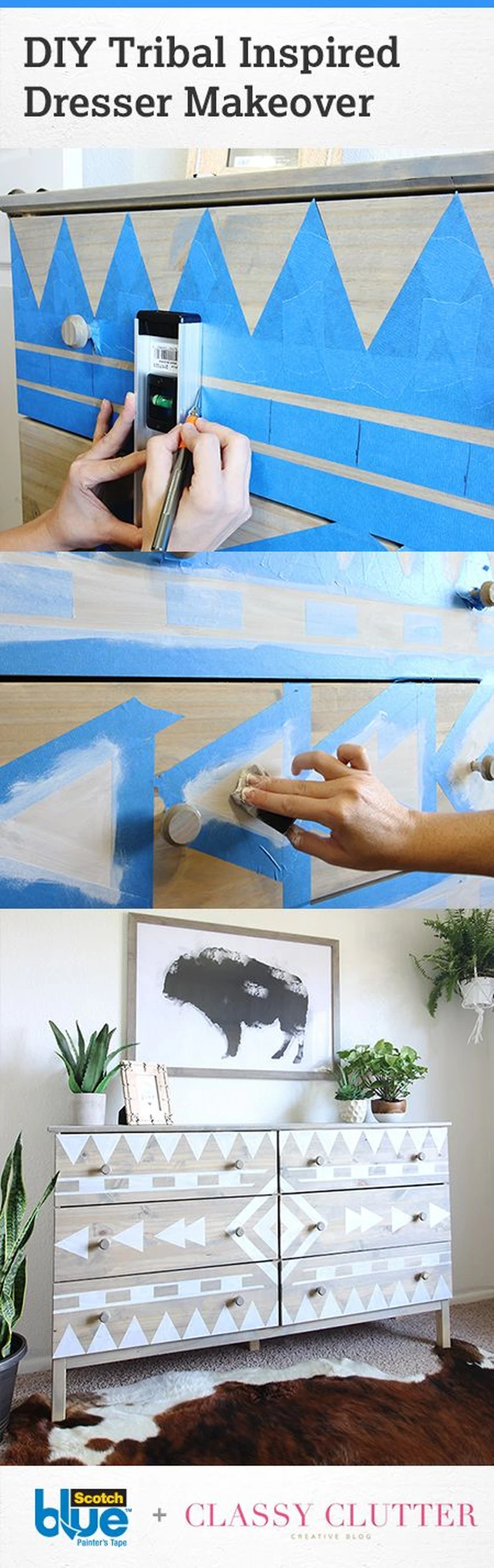 Boho komoda- DIY